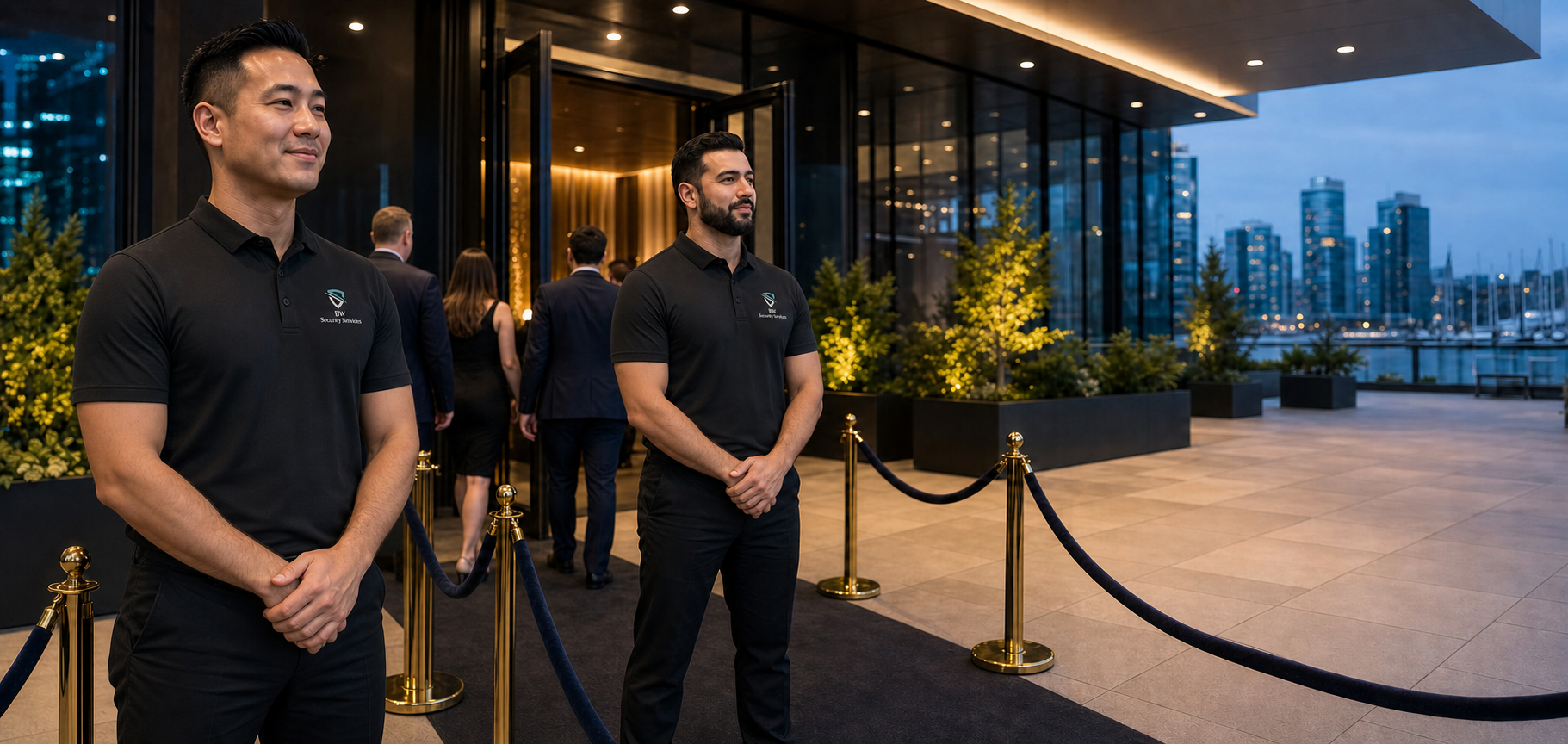 Event security team supporting a Vancouver venue